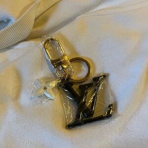 Louis Vuitton Gold and Black Key Holder